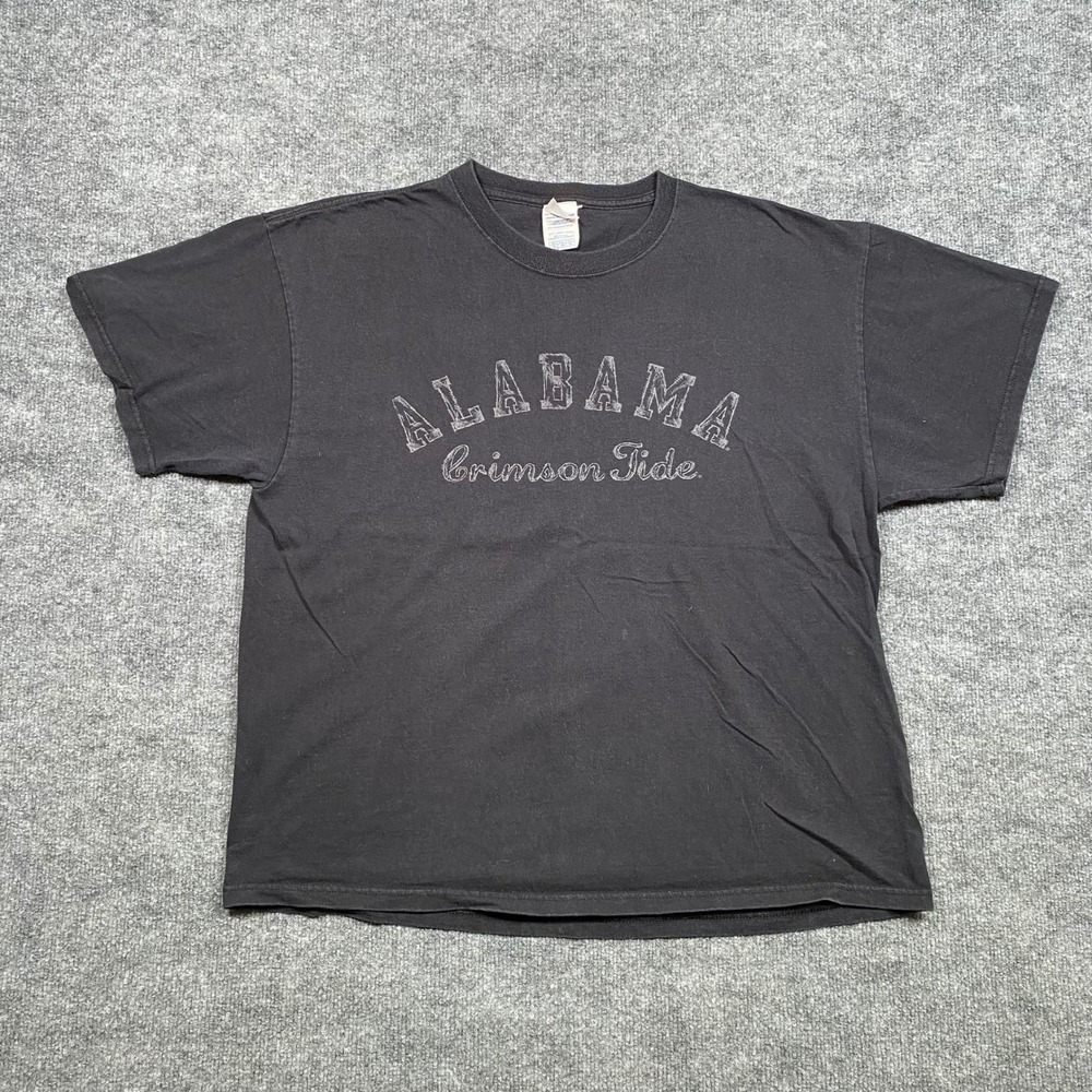 Soffe Alabama Crimson Tide T-Shirt Mens XL Black Short Sleeve NCAA Graphic Tee